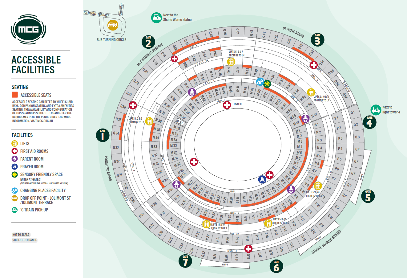 MCG Accessibility Map