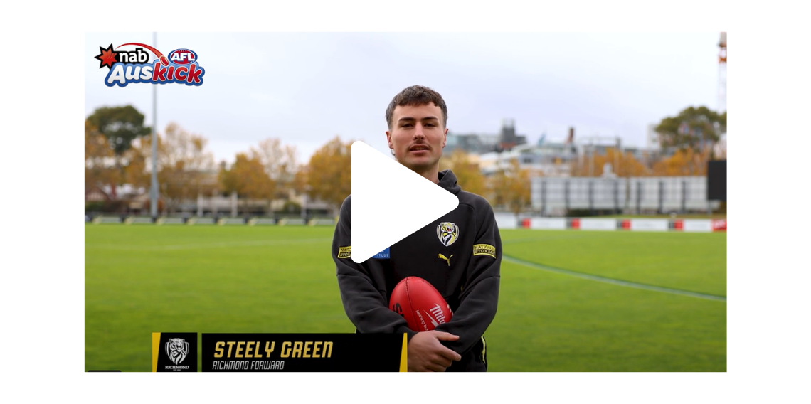 NAB AFL Auskick skill #1 - Kick